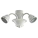 Seagull Lighting 16122B-15 Three Light Ceiling Fan Light Kit White