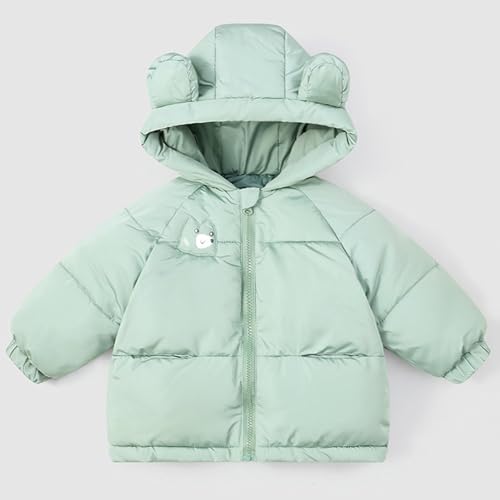 Girls Winter Coats Puffer Padded Jacket Zip Up Light Outwear Cute Bear Ears Hooded Jackets Kids Clothes With Pockets3