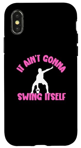iPhone X/XS It Ain't Gonna Swing Itself | Funny Kettlebell Workout Gym Case