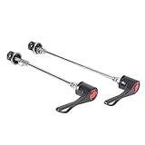 YGLONG Schnellspanner Fahrrad 1 Paar Bratspieß Fahrrad-Front Amp;Hinten Quick Release Hub Lever Bratspieß Radsport Zubehör, Mountainbike Fahrradnabe (Color : 13cm)
