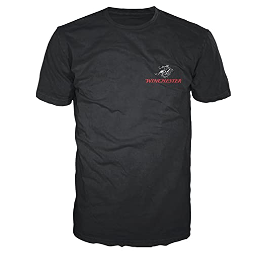 Winchester - Pro Collection - Rider in Circle Printed Short Sleeve T-Shirt for Men, Women, Unisex