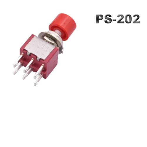 Interruptor SPDT PS-102 de construcción robusta y contactos de precisión 6
