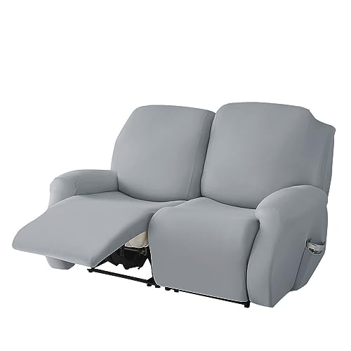 Housse fauteuil inclinable 2 places pour protéger un canapé usé - 2