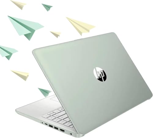 Image of HP 14 inch HD Student Business Laptop, Intel Quad-Core N150, 16GB RAM DDR4, 384GB Storage, (128GB UFS+256GB SD Card), 1 Year Office 365, Webcam, HDMI, Bluetooth, WiFi, Slim Design, Win 11 S, Willow Green