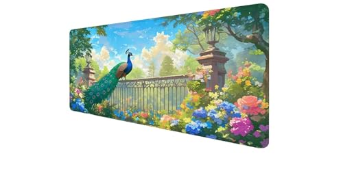 Tapis de souris XXL antidérapant pour stabiliser votre clavier et guider votre souris