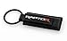 Ford Raptor Logo UV Cured Imprint on a black leather keychain (Black)