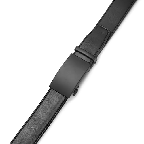 Image of MILORDE Men's Leather Ratchet Belt - 35mm - Customizable Fit