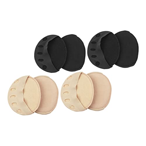 IWOWHERO Invisible Toe Socks for Women Half Socks Forefoot Pads Breathable Odor Absorbent