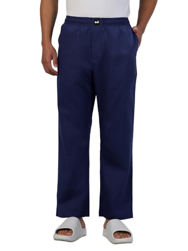 Image of Bewakoof Men's All Over Printed Regular Fit Cotton Pyjamas