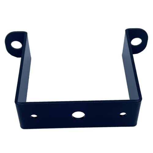 Image of 6 PCS 3x3 inch Square Pipe Tube Strap Clamps,3 inch metal u shaped bracket, steel u clamp bracket for mounting,Powder Coated Black