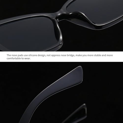 Lunettes de soleil œil de chat modernes gris dégradé pour look urbain
