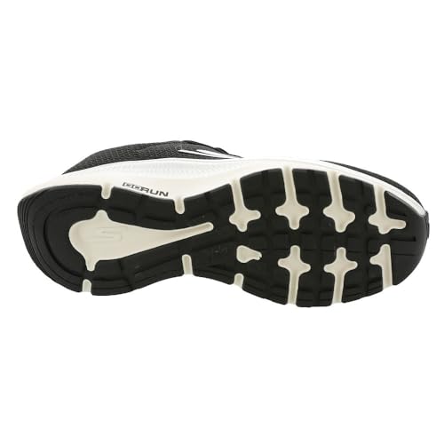 Skechers Women's Go Run Consistent 2.0 Fast Pace Sneaker, Black/Silver, 9