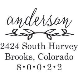 Custom Address Embosser - Personalize with Name & Address - Hand-Held Embossing Stamp - Monogram, Seal Embosser Best for Books, Envelopes, Napkins - 1.625 inch
