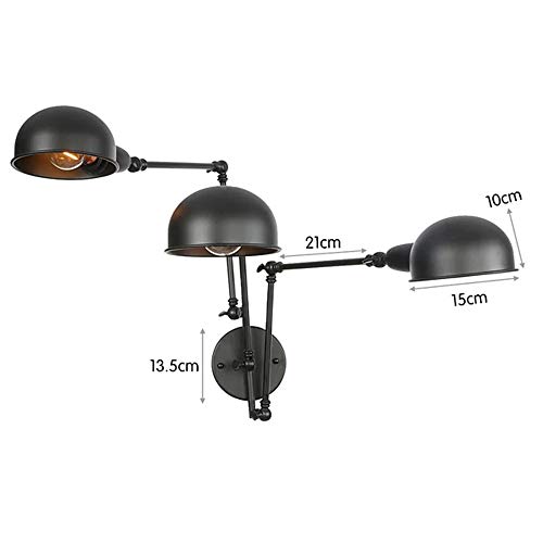 Lámpara de pared de 3 cabezas para iluminar escritorios sin ocupar espacio 3