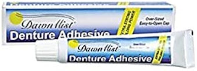 Dukal DUK DA2 Dawnmist Denture Adhesive, Zinc Free, 2 oz Tube (Pack of 144)