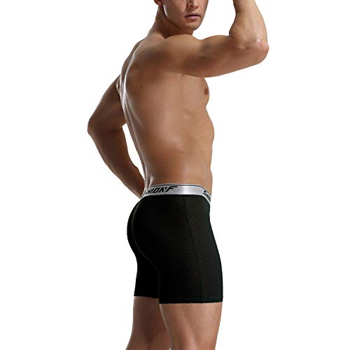 Ouruikia Men's Underwear Sports Boxer Briefs Quick Dry Athletic Performance Boxer Briefs Workouts Underwear3