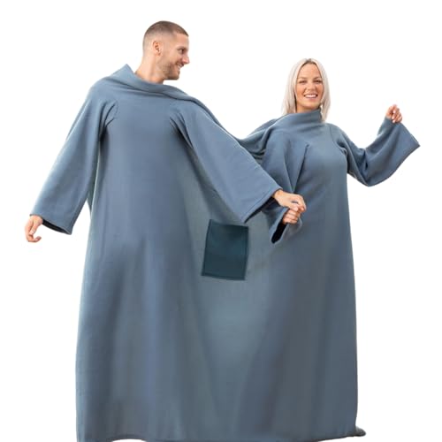 InnovaGoods Doppelte Ärmeldecke mit Tasche Doublanket