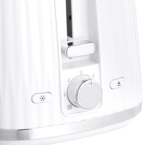 Russell Hobbs Toaster Eden Weiß, 2-Scheiben, 6 Bräunungsstufen, 27370-56 – Ansicht 4