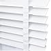 APEX FURNISHINGS Faux Wood Window Venetian Blinds-50mm Slats White Tape Trimmable Home Office Windows Blind (45cm x 150cm)