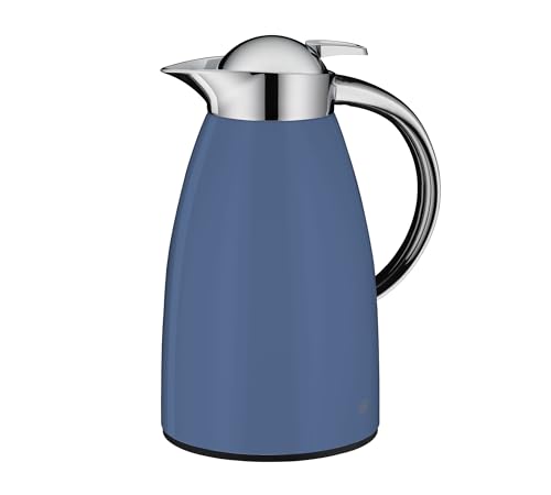 alfi SIGNO - Caraffa termica in acciaio INOX con inserto igienico in vetro temperato, chiusura a vite con comodo pulsante, impugnatura ergonomica, con una sola mano, ideale come caffettiera da caffè, alfi SIGNO - Caraffa termica in acciaio INOX con inserto igienico in vetro temperato, chiusura a vite con comodo pulsante, impugnatura ergonomica, con una sola mano, ideale come caffettiera da caffè,