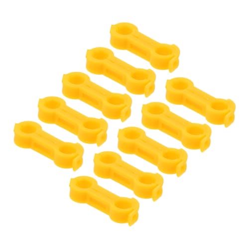 KALLORY 10個小鳥脚矯正器 鳥類八字腿用サポートバンド 内径 ひな鳥の脚の矯正に 鶏の脚を支える補助具