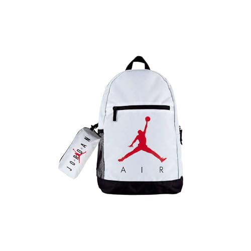 NIKE Jordan Set Zaino e Astuccio Air Bianco Codice 9B0503-001