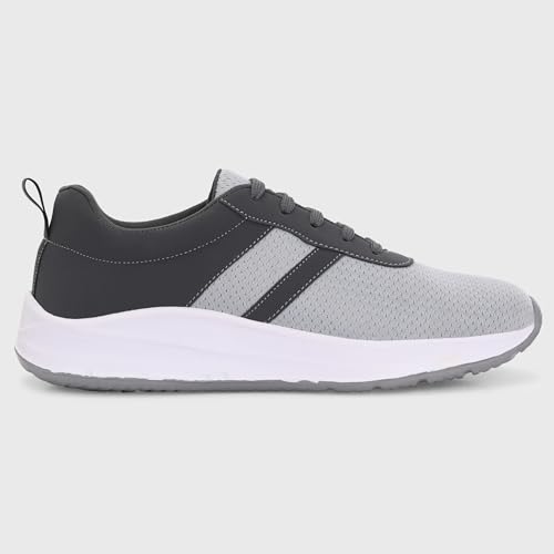 Image of Centrino Urban Sneakers for Man | Shoes for Men Stylish | Casual Lightweight Lace-Up Canvas Walking Shoes | Cushioned Insole | Breathable Comfortable Anti-Skid Sole | Trendy Mens Shoes for City Walks (6823)