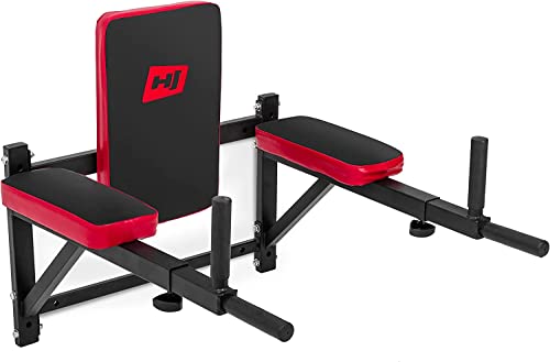 Hop-Sport Dip-Station zur Wandbefestigung, multifunktionales Übungsgerät...