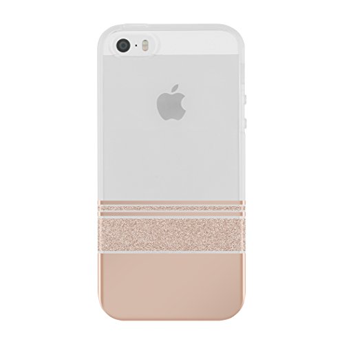 Incipio Design Series - Funda para Apple iPhone 5/5S/SE, Color Rosa y Oro