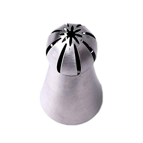 Buy 1Pc Stainless Steel Russian Nozzle Tip Icing Cream Torch Piping Nozzle Tip Set Online at Low