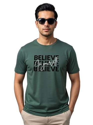 Image of ADRO Tshirt for Men | Printed T Shirt for Men | 100% Cotton Regular Fit T-Shirt |Printed T Shirt