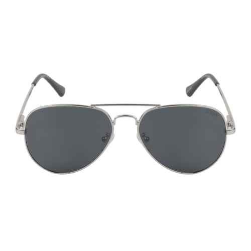 Image of Fueel Polarized Aviator Sunglasses for Men & Women | UV Protected Retro Half Frame Sunglasses | Lightweight Stylish Frame