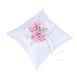Photo Gallery alipis cuscino per fedi nuziali con decorazioni fiore rosa e perle cuscino elegante per cerimonia matrimoniale leggero e facile da trasportare Photo Gallery alipis cuscino per fedi nuziali con decorazioni fiore rosa e perle cuscino elegante per cerimonia matrimoniale leggero e facile da trasportare