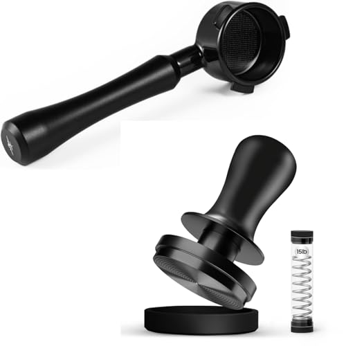 MHW-3BOMBER 58mm Bottomless Portafilter + MHW-3BOMBER 58.5mm Espresso Coffee Tamper