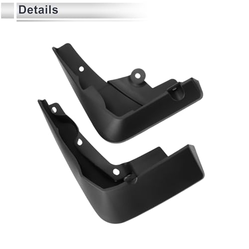 Image of X AUTOHAUX 1set Front and Rear Mud Flaps Splash Guards Mud Guards for Audi A8L 2022-2023 W /Mount Accessories