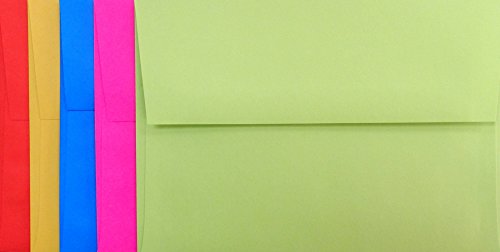 Enveloppes A7 Mélange d'été 14x19 cm idéales pour envoyer vos faire-part de mariage ensoleillés