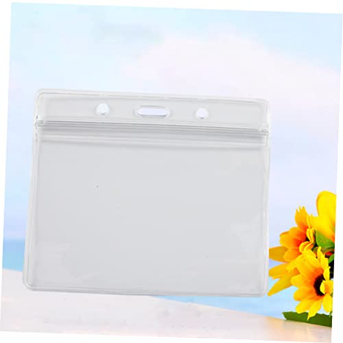 Support de Carte Horizontal Étanche Transparent avec Cordon 100pcs - 3