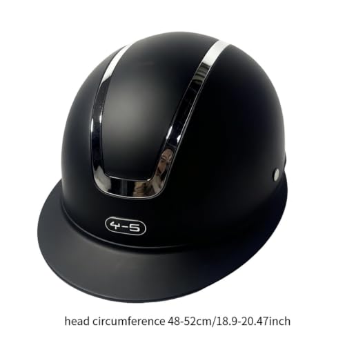 Casco ecuestre ajustable con gorro para montar a caballo con acabado mate 2