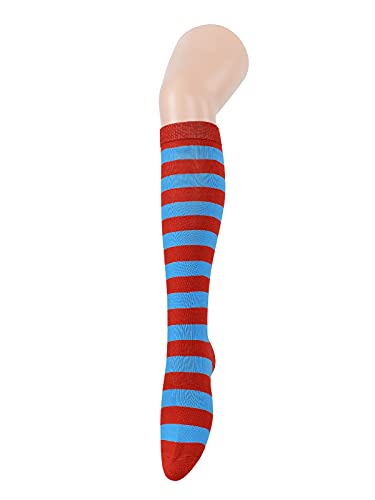 Image of Century Star Knee High Socks for Women Long Tube Socks with Stripes | Soft, Skin Friendly And Stretchy, Vibrant Colors Perfect For Daily Wear, Sports, Halloween And Christmas