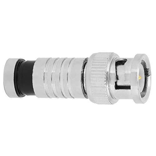Garosa 10Pcs Connecteur de Compression Mâle BNC à Tête Sans Soudure Adaptateur Coaxial Q9 Haute...