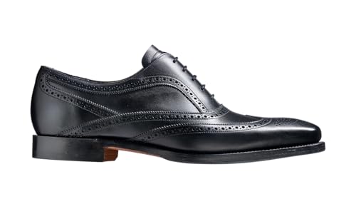 Image of BARKER Turing Men's Handmade Leather Brogue Oxford Dress Shoes - Timeless Elegance & Superior Craftsmanship for Formal & Business Wear