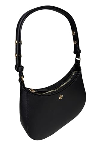 Image of Tory Burch Women's Emerson Zip Shoulder Bag (Black)