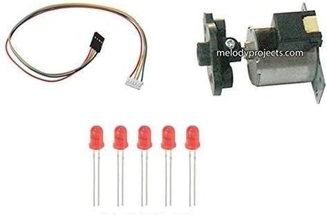 GEARED DC GENERATOR (STEPPER MOTOR) CURRENT RATING- 200 mA ELECTRIC GENERATOR