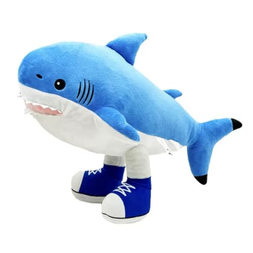 AYGITAL AI-Crafted,Animals Plush,Stuffed Animals Evolution Plush Pillow Toy for Room Decor for Game Fans (12inch Light Blue Tralalero Tralala)