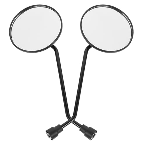 ELAYARD 2個 オートバイ用高精細リアビューサイドミラー 軽量製 耐変形設計 広視野 三輪車 自転車対応 走行サポート