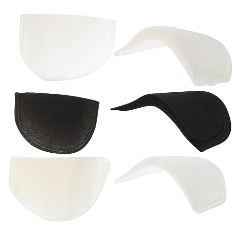 DOITOOL 3 Pairs of Adhesive Shoulder Pads Sponge Shoulder Mat for Business Suit Coat Shirts