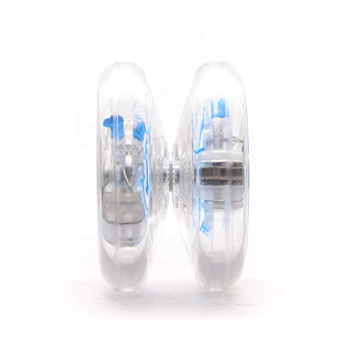 SPINSTAR LED Yo-Yo - BLUE (light up starter yoyo, high speed plastic bearing, string and batteries included) - Image 4