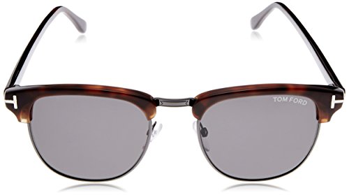 Tom Ford Henry FT0248 Sunglasses-52A Light Ruthenium/Havana (Gray Lens)-51mm2