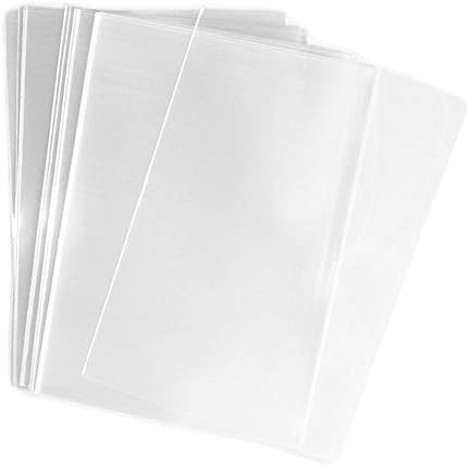 AIRSUNNY 200 Pcs 4x6 Clear Flat Open-End Cello/Cellophane Bags Good for Bakery, Candle, Soap, Party/Wedding Favors, Cookie Poly Bags, heat Sealable bags …