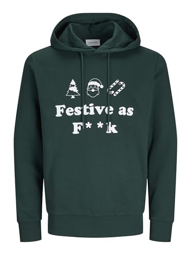Sweat à Capuche JACK & JONES X-mas Chaud et Confortable contre le Froid